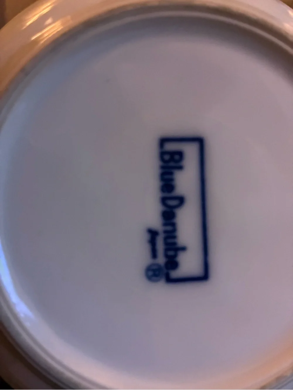 Vintage Blue Danube Porcelain Au Gratin Serving Bowl - Classic Tableware